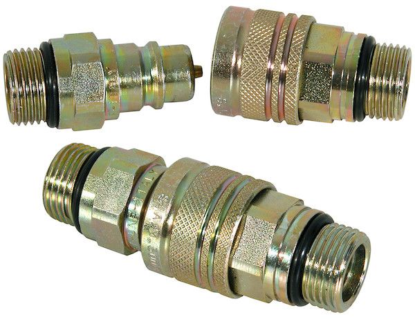 Buyers 1304027 - COUPLER M/FE 3/4-16 VALVE BLK