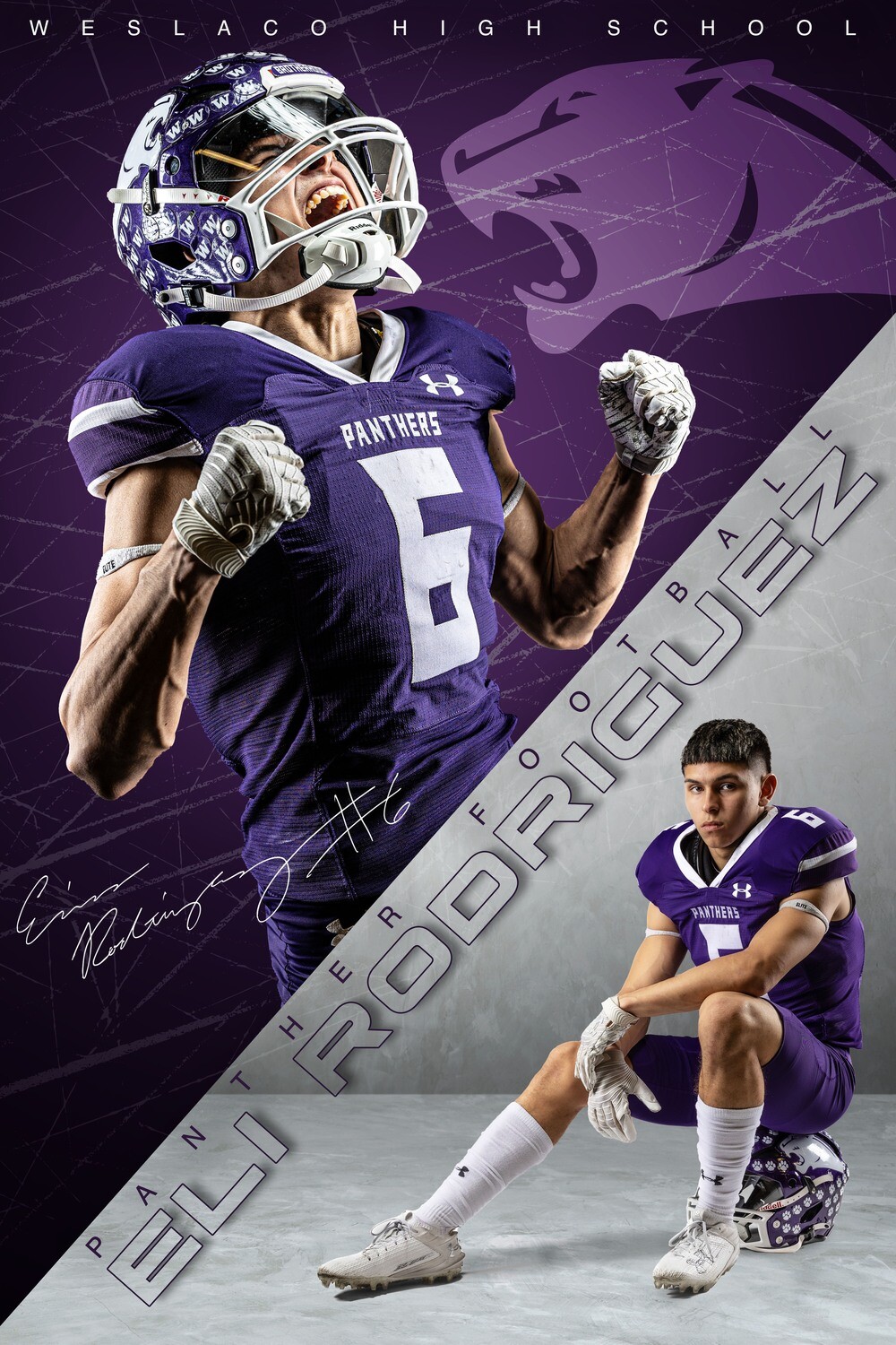 Split Color PSD Template