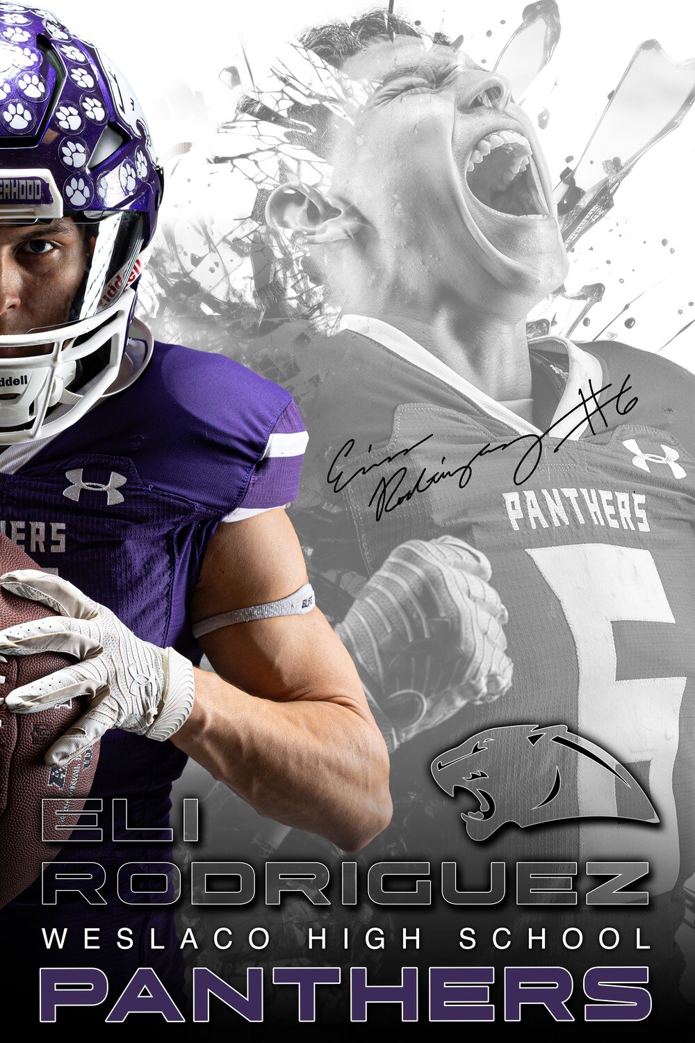 Shattered Athlete PSD Template