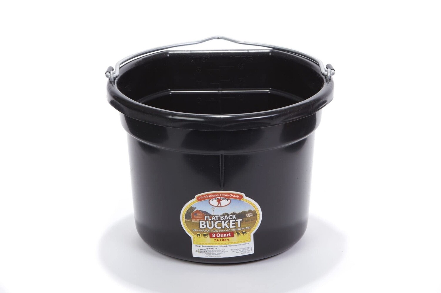 KV BUCKET 8QT BLACK