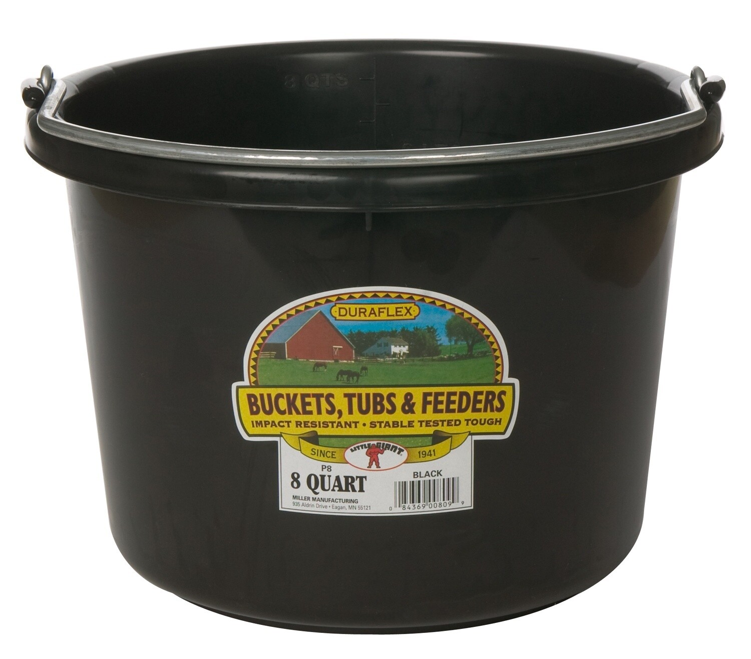 KV BLACK BUCKET 8QT P8