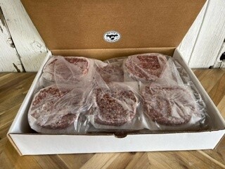 MC PREMIUM BEEF PATTIE BOX 6OZ