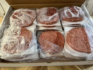 MC VALUE BEEF PATTIE BOX 6 0Z PER BOX