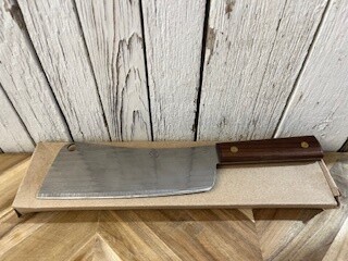 MM CLEAVER WOOD HANDLE KNIFE