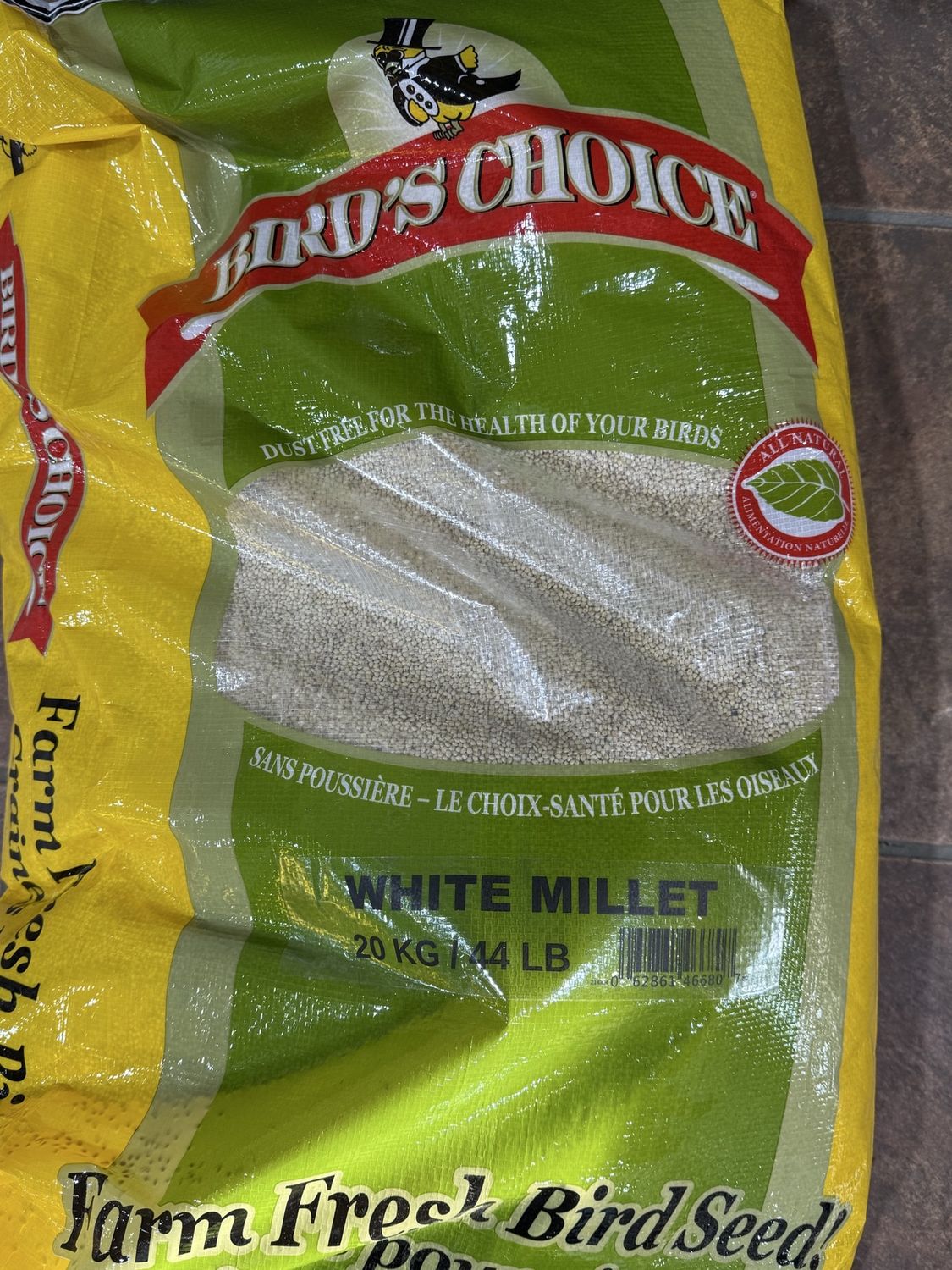 CR WHITE MILLET 20KG