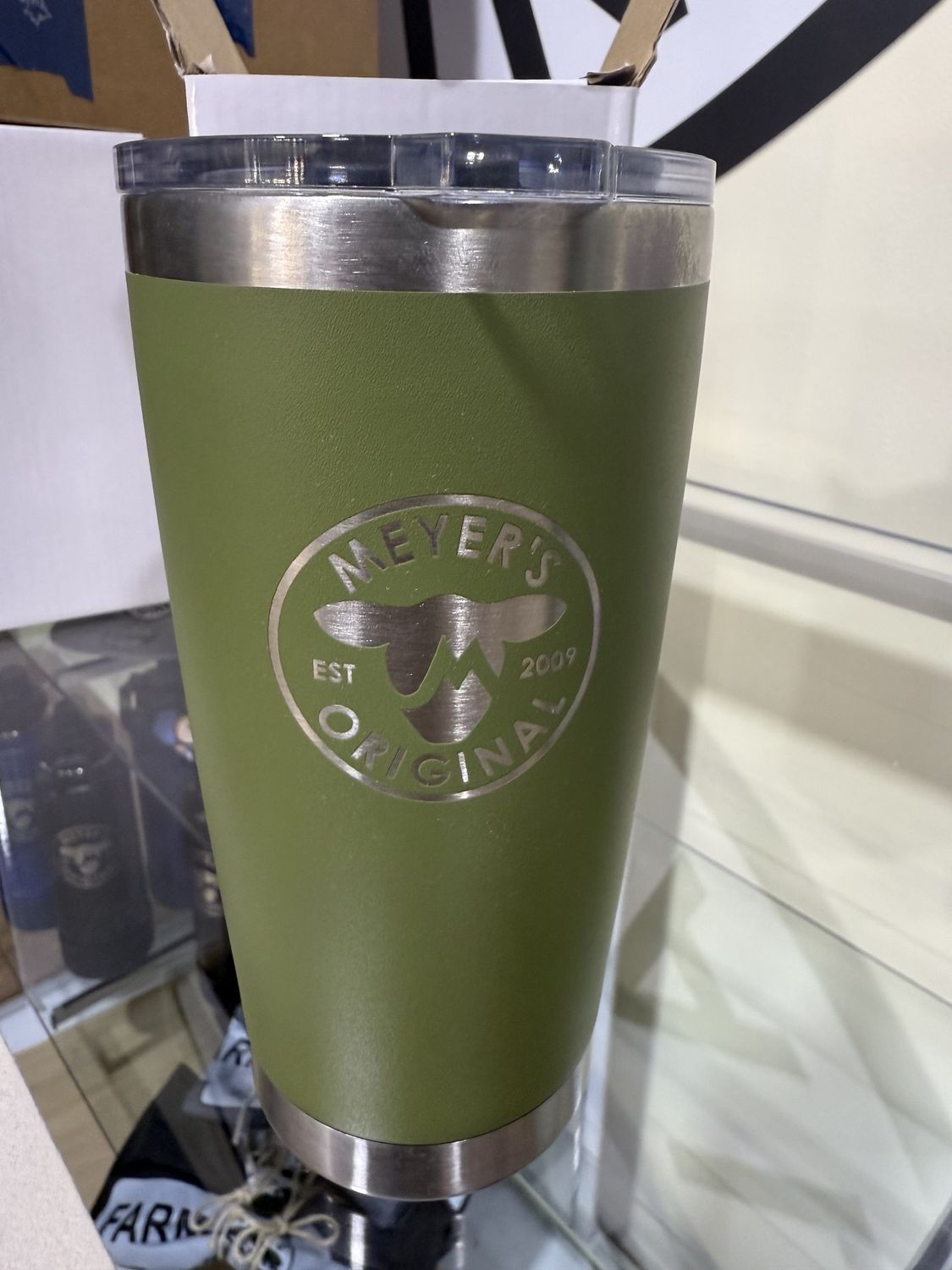 PVC COFFEE CUP GREEN