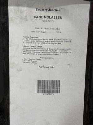 CANE MOLASSES  20L PAIL  CJ