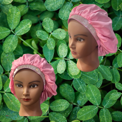 Extra Large Silky Satin Jewel Bonnet