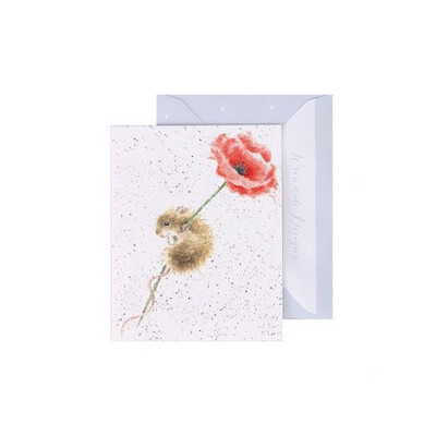 Wrendale Card Poppy