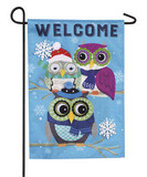 Winter Owls - Garden Flag