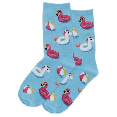 HotSox Ladies Sock, Pool Floats