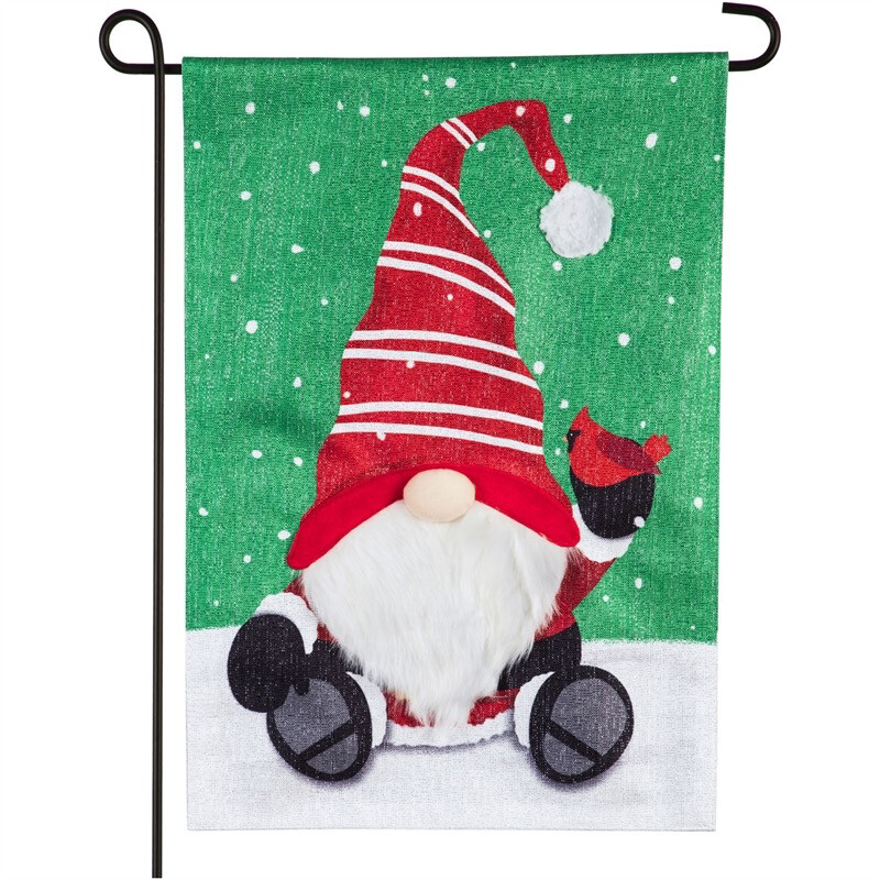Santa Tomte - Garden Flag