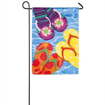 Bright Flip Flops - Garden Flag