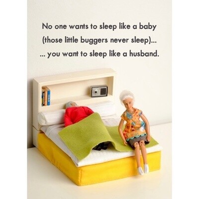 Bold and Bright Sleep Card