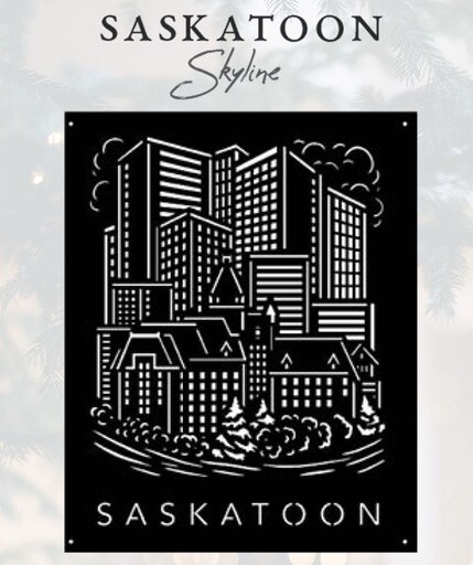 Remnant Steel Saskatoon Skyline Art
