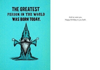 Bald Guy Greatest Person Card