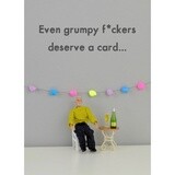 Bold and Bright Grumpy F*cker Card