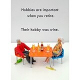 Bold and Bright Retire Hobbies Card