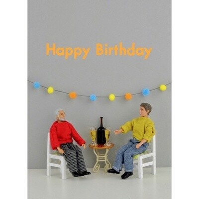 Bold and Bright Dick Head get drunk Card