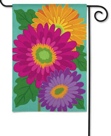 Gerber Daisy Trio - Garden Flag