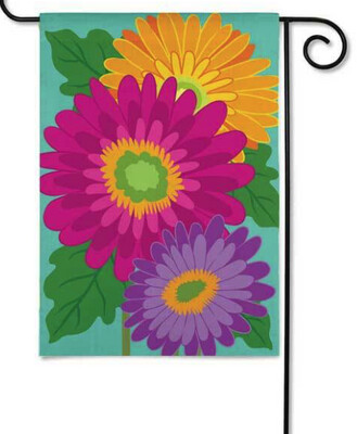 Gerber Daisy Trio - Garden Flag