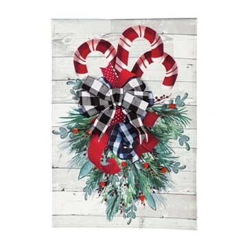 Candy Cane Swag, Garden flag