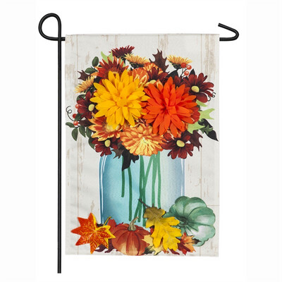 Fall Mums Floral -Garden Flag