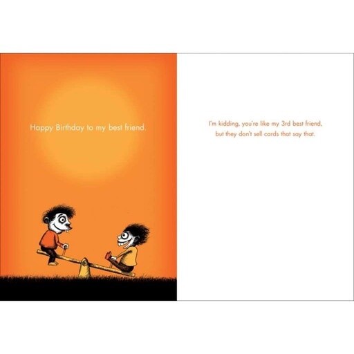 Bald Guy My best friend Card