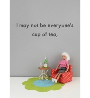 Bold and Bright Cup of Tea Card
