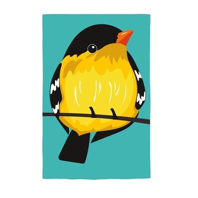 Portly Goldfinch - Garden Flag
