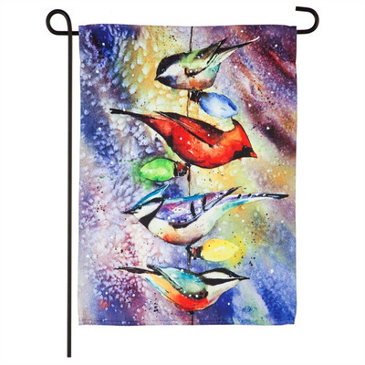 Holiday Chirpers - Garden Flag