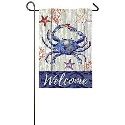 Welcome Crab - Garden Flag