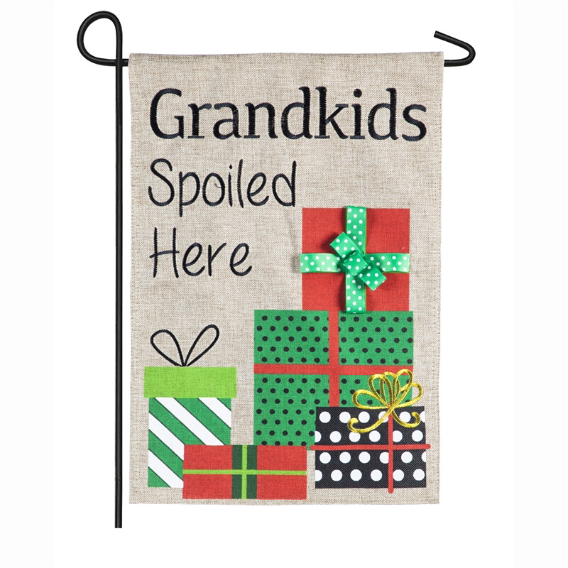 Grandkids Spoiled Here - Garden Flag