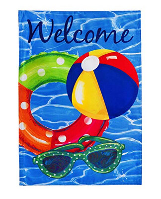 Pool Fun - Garden Flag