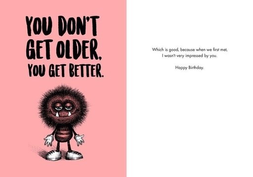 Bald Guy You Don&#39;t Get Older Card