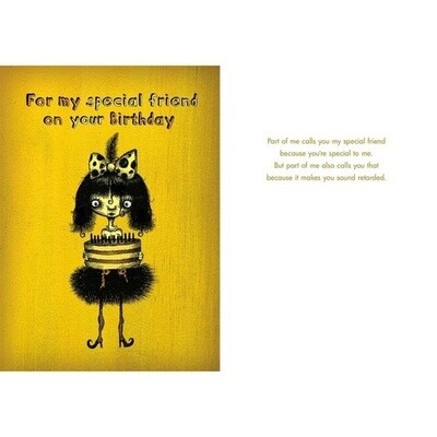 Bald Guy My special friend Card