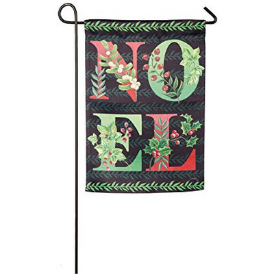 Noel Chalkboard - Garden Flag