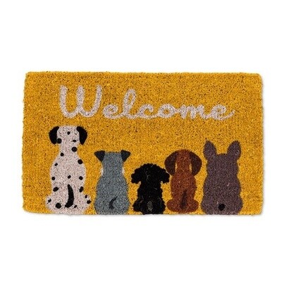 Dog &quot; Welcome&quot; Doormat