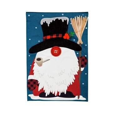 Winter Gnome, Garden Flag