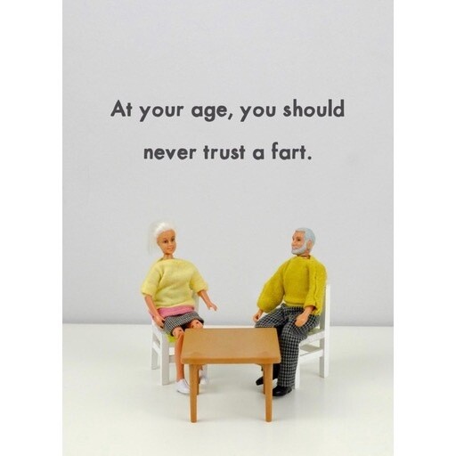 Bold and Bright Never Trust a Fart Card