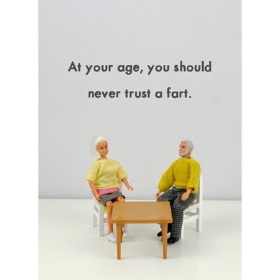 Bold and Bright Never Trust a Fart Card