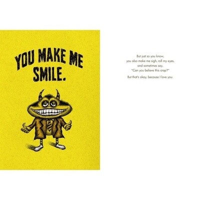 Bald Guy You Make Me Smile Card