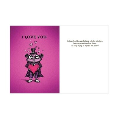 Bald Guy I Love You Card