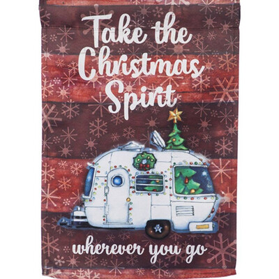 Christmas Camper - Garden Flag