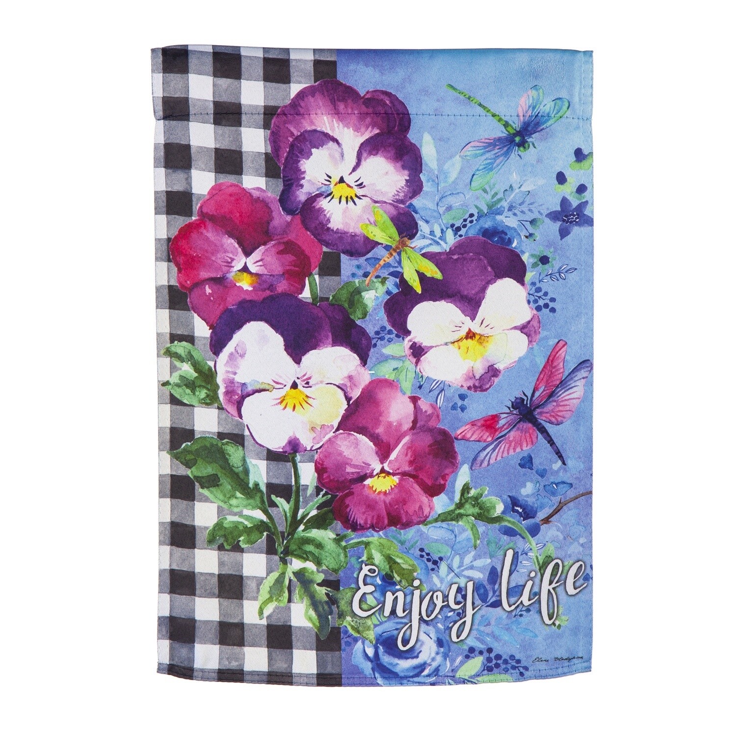 Enjoy Life Garden Flag