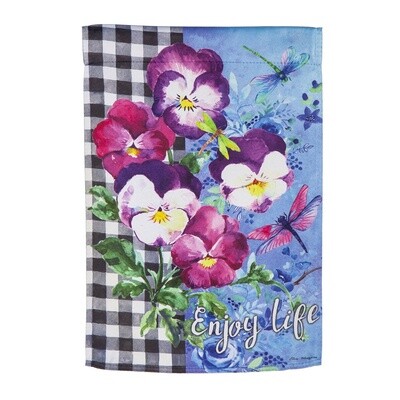 Enjoy Life Garden Flag