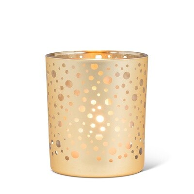 Gold Dotted Tealight, Large