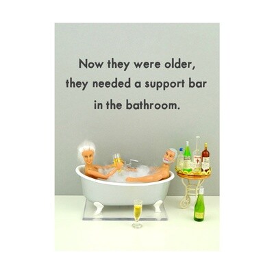 Bold and Bright Support Bar Card
