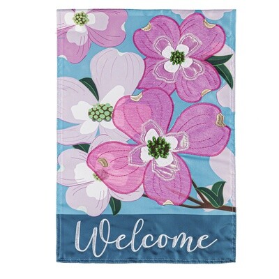 Dogwood Welcome Garden Flag