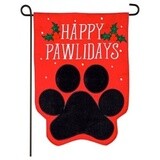 Happy Pawlidays - Garden Flag